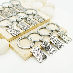 Engraved Personalized Zodiac Key Chain, Birthday Gift, Christmas Gift
