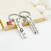 Butterfly Keychain • Personalized Key Chain • Custom Key Chain • Keychain Gift • Handwriting Engraving • Gift For Women