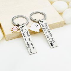 Angel Wings Keychain • Personalized Key Chain • Custom Key Chain • Keychain Gift • Handwriting Engraving • Gift For Women