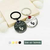 Newborn Baby Keychain With Birthstone • Birthstone Keychain • Birth Month Keychain • Custom Keychain • Personalized Mom Keychain