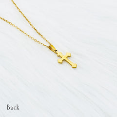 Jesus Cross Necklace • Gold Cross Necklace • Cross Necklace • Faith Necklace • Custom Chain • Women Gift • Gift For Christmas